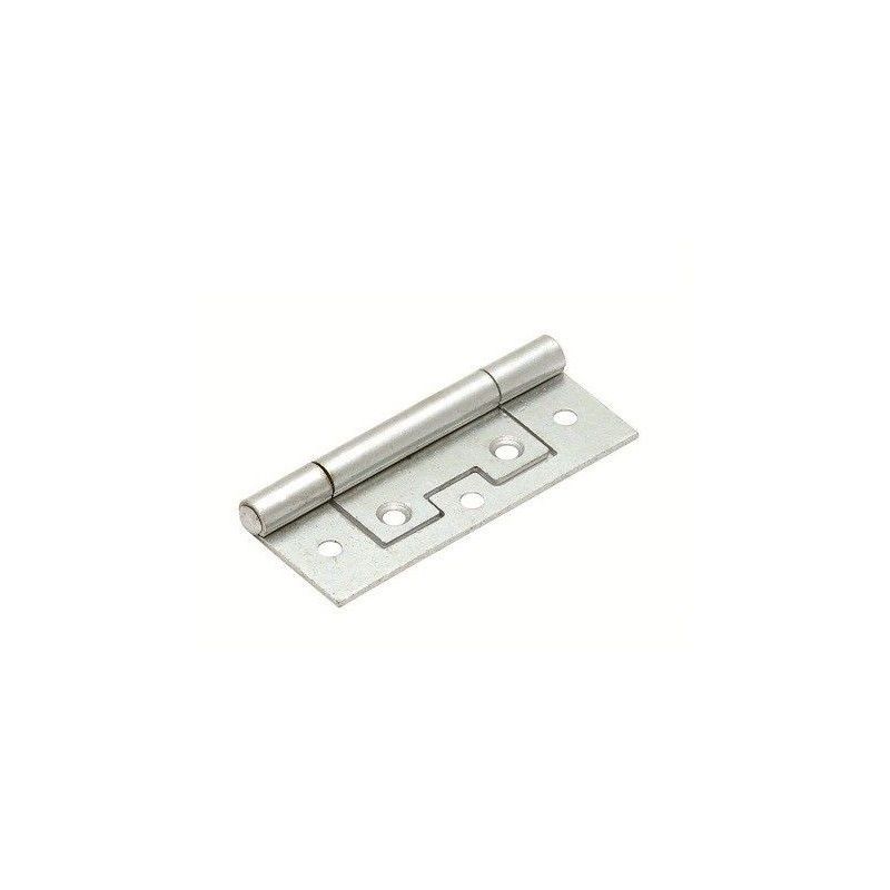 CARLISLE BRASS ZINC PLATED FLUSH HINGE PAIR 50mm IFL50ZP/RP