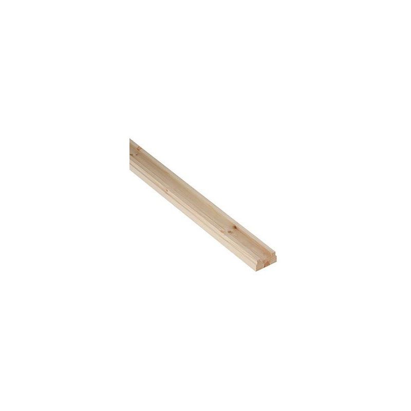 PINE HEAVY DUTY BASERAIL 4.2m x 41mm GROOVE BR4.241P