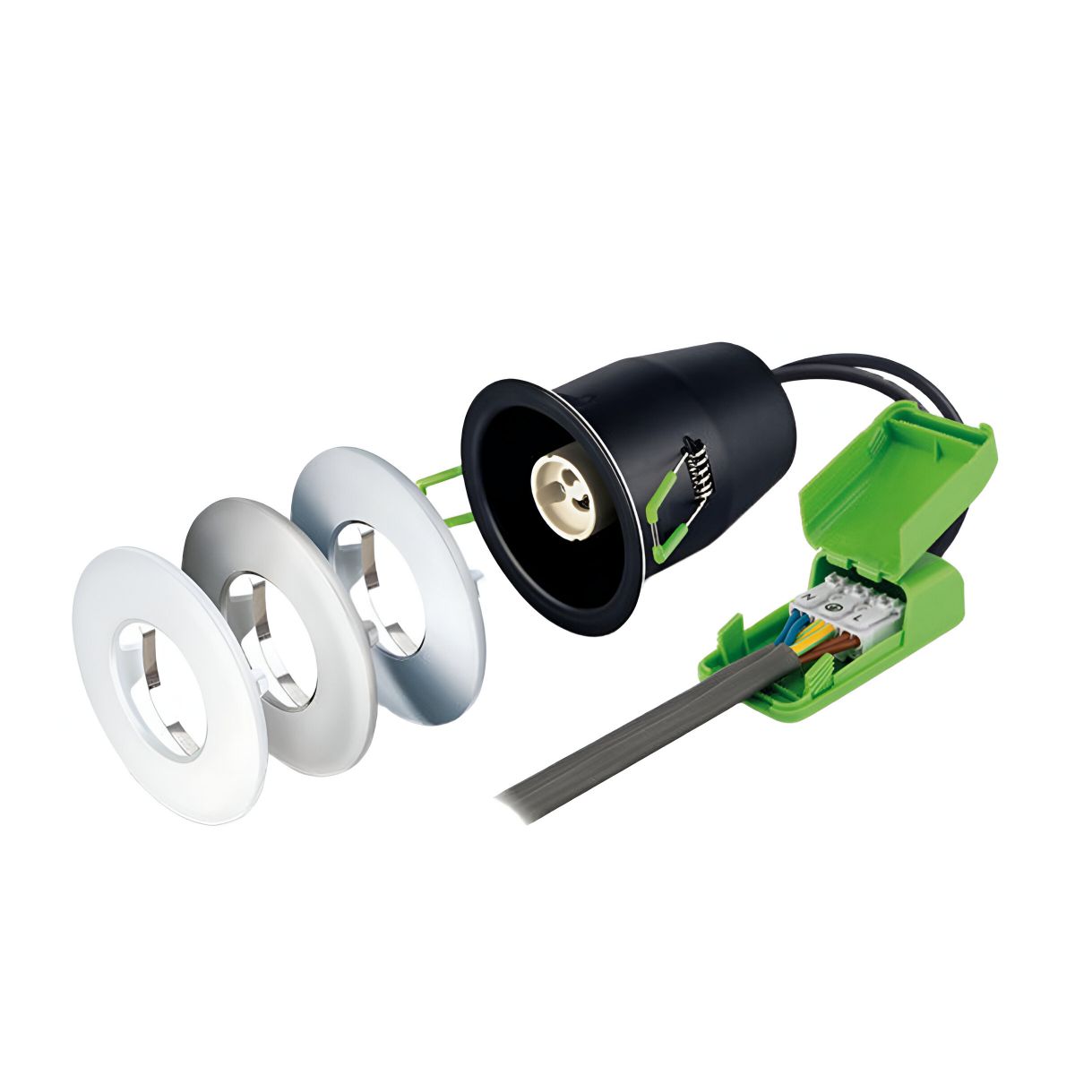 JCC IP65 FR FIREGUARD DOWNLIGHT CHROME JC010016/CH