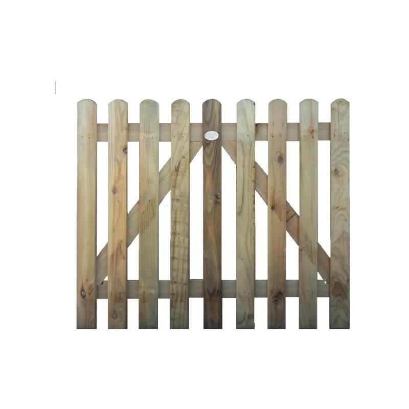 TAFS SALOP ROUNDED TOP WICKET GATE 1200 x 1000mm PT GREEN P4WGR
