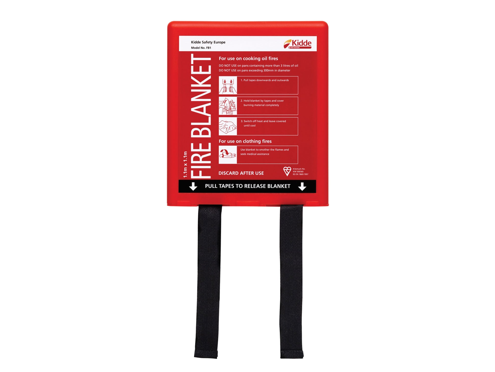 KIDDE KIDFB1 FIRE BLANKET 1.1 x 1.1m