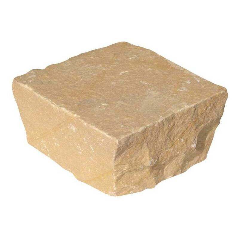 GLOBAL STONE SANDSTONE DRIVEWAY SETTS 100 x 100 x 50mm BUFF BROWN BBSS1010