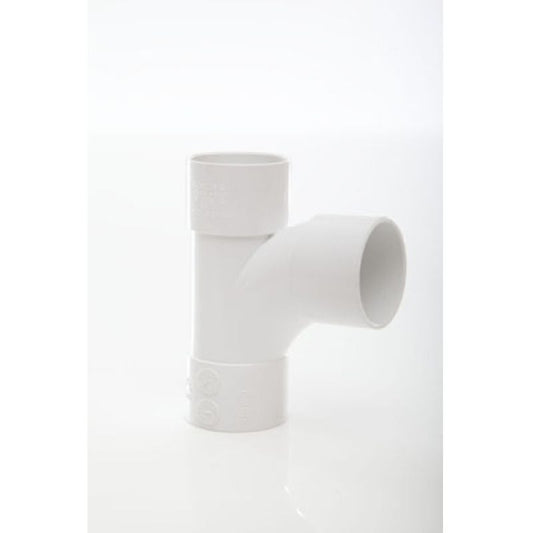 POLYPIPE MUPVC SWEPT TEE 32mm x 92.5deg MU116 MU116SG SOLVENT GREY