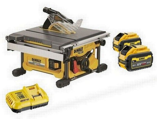 DeWalt 54V FlexVolt Xr Table Saw 210mm With 2 x 6.0ah Li-ion Batter | DCS7485T2-GB