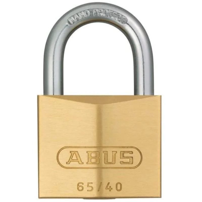 ABUS ABUKA11989 65 SERIES BRASS PADLOCK 40mm