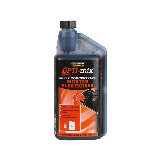 Everbuild Opti-Mix Concentrated Mortar Plasticiser 1L OPTIMIX1 