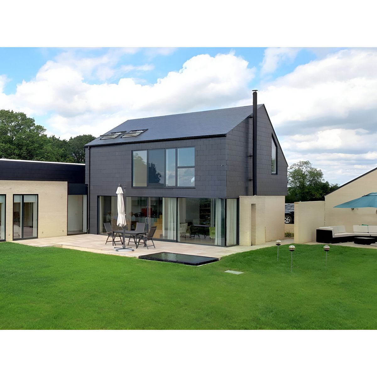 ETEX ETERNIT THRUTONE NT SLATE BLUE / BLACK 500 x 250mm EI_TT5025BEUK