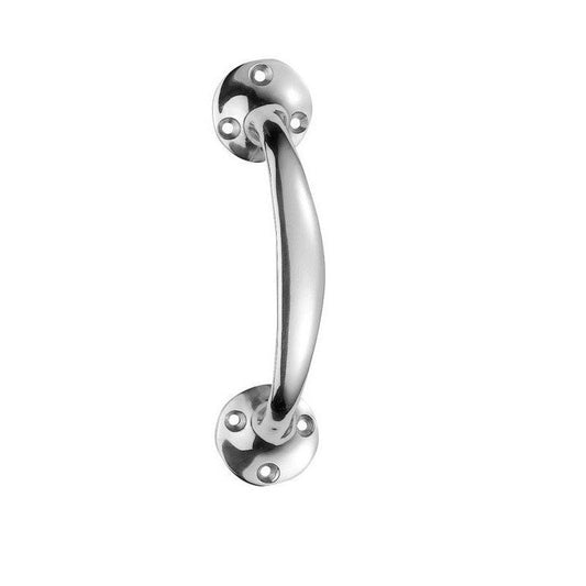CHROME 6" VICTORIAN BOW HANDLE AA36CP/BP
