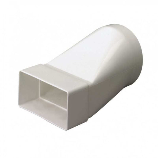 POLYPIPE DOMUS 40070 ROUND TO RECTANGULAR ADAPTOR
