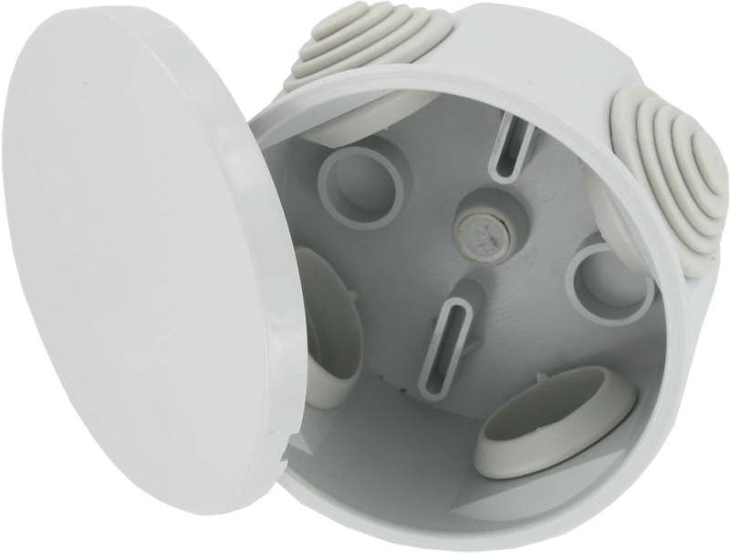 DELIGO J4465 IP56 JUNCTION BOX ROUND 65 x 35mm