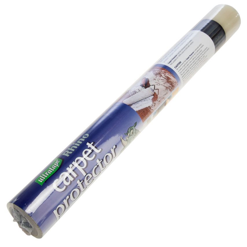 RHINO 600mm x 50m RHINO CLEAR CARPET PROTECTION FILM 091660050FDU6HG