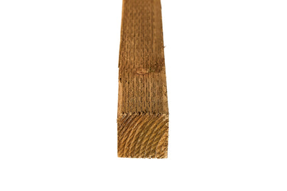 6ft Brown Treated Square Top Wooden Fence Post 1800mm x 75mm x 75mm (3" x 3")