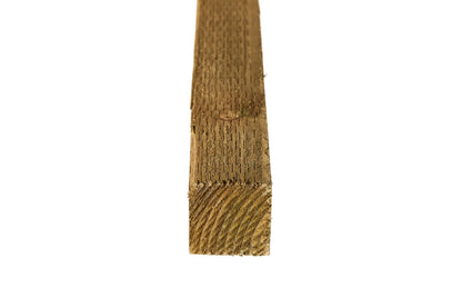 6ft Green Treated Square Top Wooden Fence Post 1800mm x 75mm x 75mm (3" x 3")