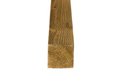 10ft Incised UC4 Green Treated Wooden Fence Post 3000mm x 75mm x 75mm (3" x 3")
