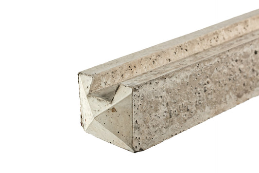 6ft Slotted Concrete End Fence Post 94mm x 109mm x 1830mm