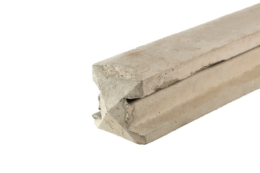 6ft Slotted Concrete Intermediate Fence Post 94mm x 109mm x 1830mm