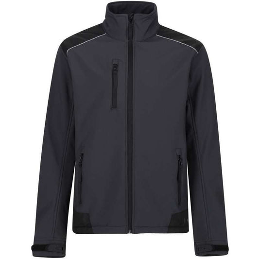 REGATTA TRA651 SANDSTORM SOFT SHELL JACKET GREY XXLARGE TRA651 03890