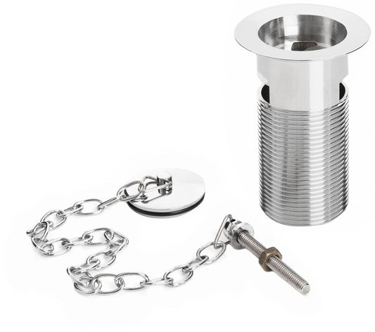 BRISTAN WBASIN02C BASIN WASTE C/W PLUG SLOTTED CHROME