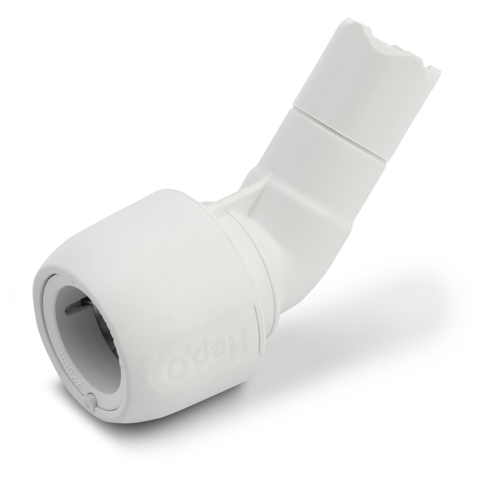 HEP2O OBTUSE BEND 135deg SINGLE SOCKET 22mm WHITE HD8/22W
