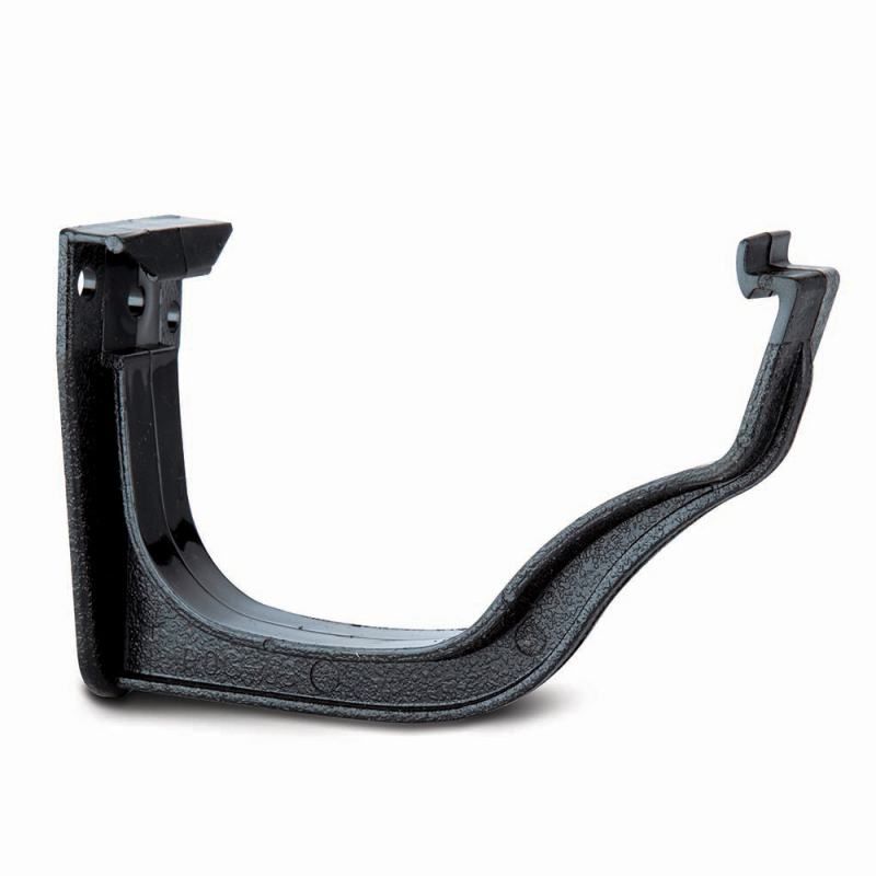 POLYPIPE ELEGANCE CAST IRON OGEE GUTTER FASCIA BRACKET CIROG09B BLACK
