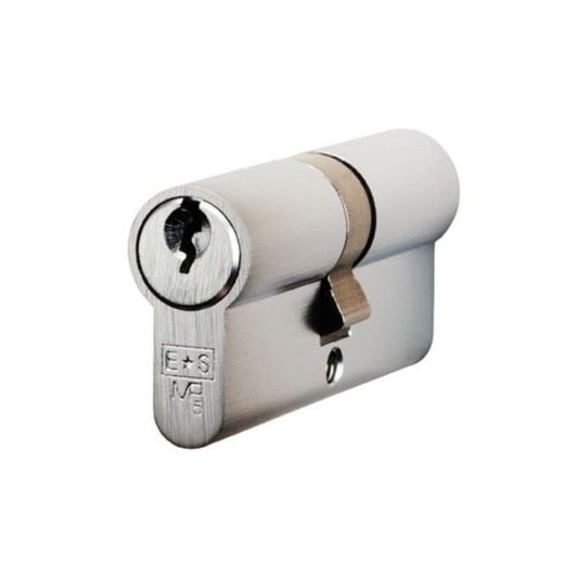 80mm SATIN CHROME EURO DOUBLE CYLINDER CYA71280S