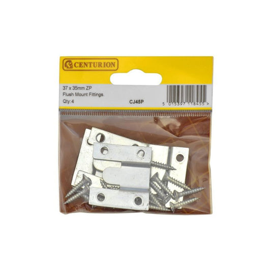 CENTURION CJ45P ZINC PLATED FLUSH MOUNT FITTINGS