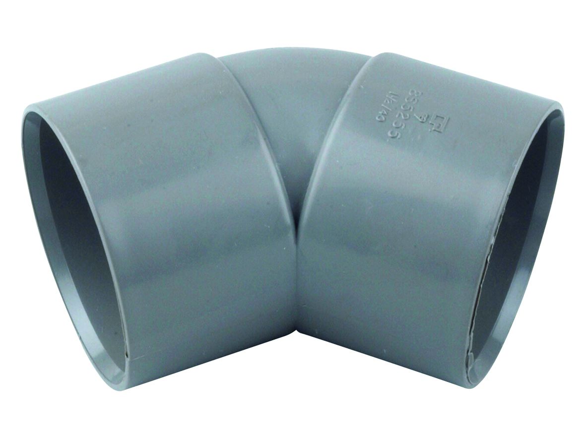 OSMASOIL BEND 45deg 50mm 2Z163G GREY