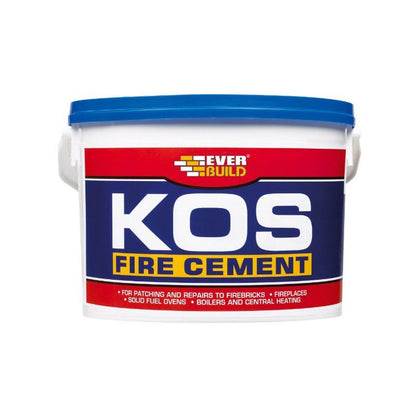 Everbuild Black Fire Cement 1Kg PCKOSBKFIRE1