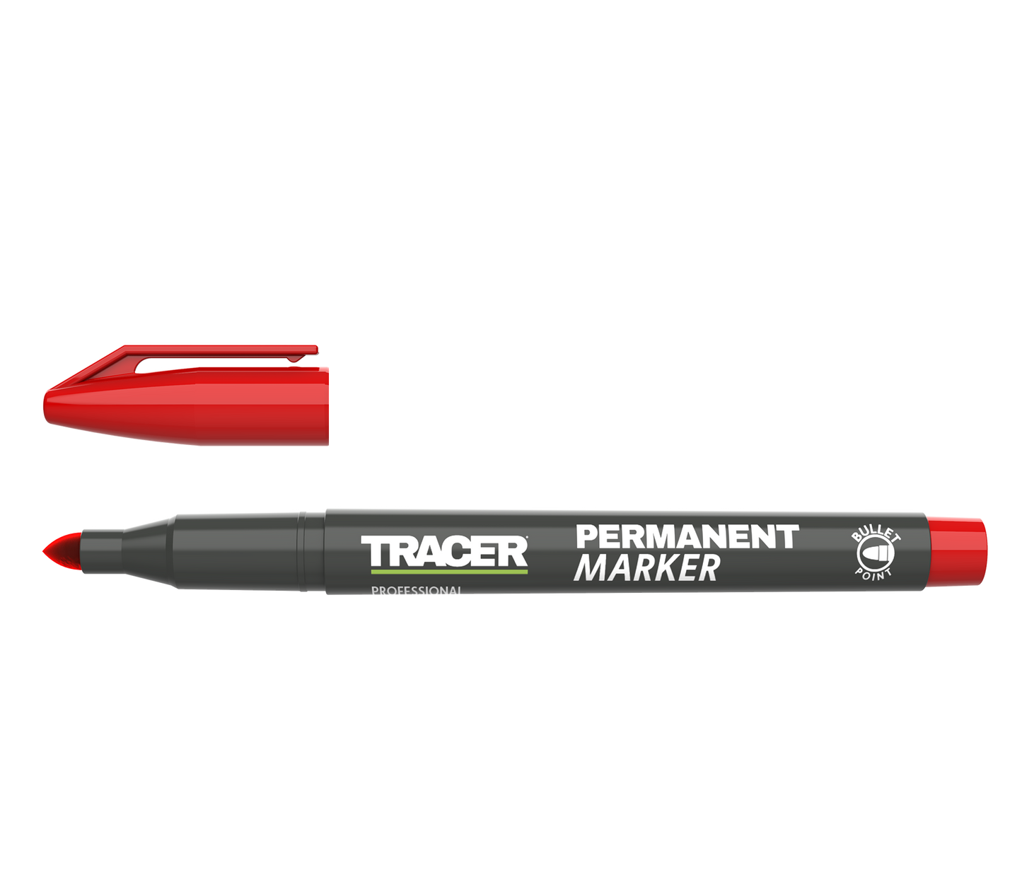 ROYD TRACER APM3 PERMANENT CONSTRUCTION MARKER PEN RED