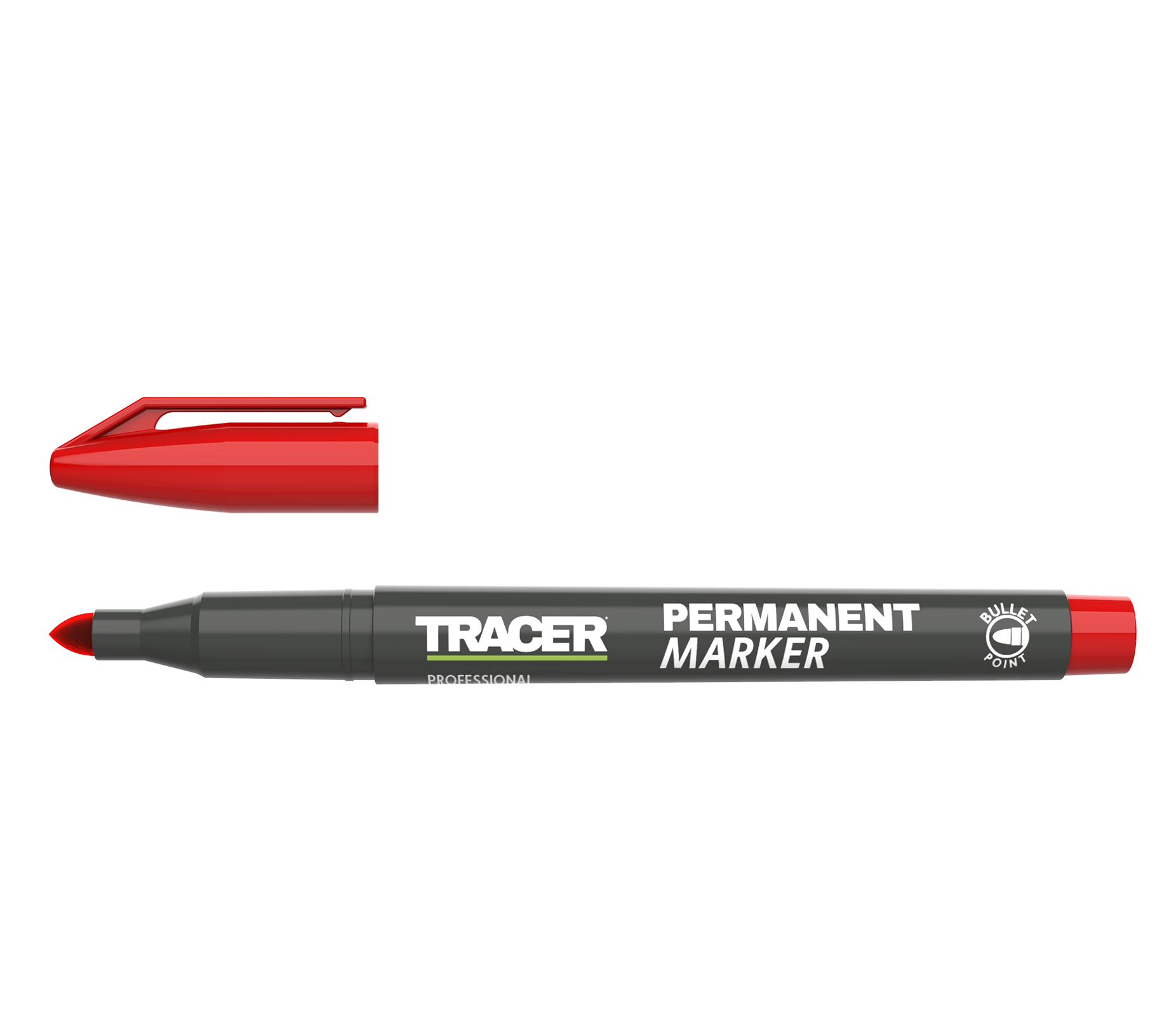 ROYD TRACER APM3 PERMANENT CONSTRUCTION MARKER PEN RED