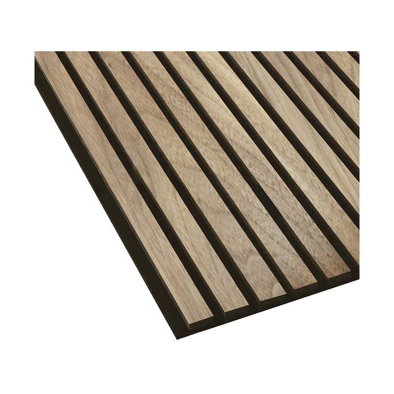 WWP 2400 x 600 x 21mm (1.44m2) ACOUSTIC SLAT WALL PANEL VENEERED WALNUT