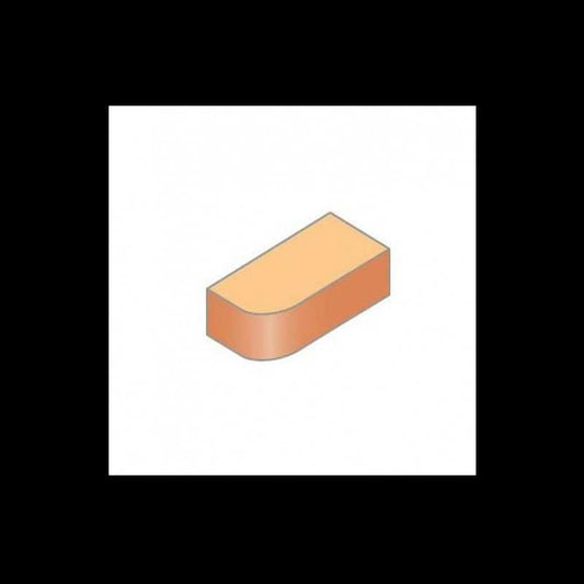 WIENERBERGER TERCA BN1.2 SMOOTH RED SINGLE BULLNOSE 65mm SPECIAL SHAPED BRICK 2419011122
