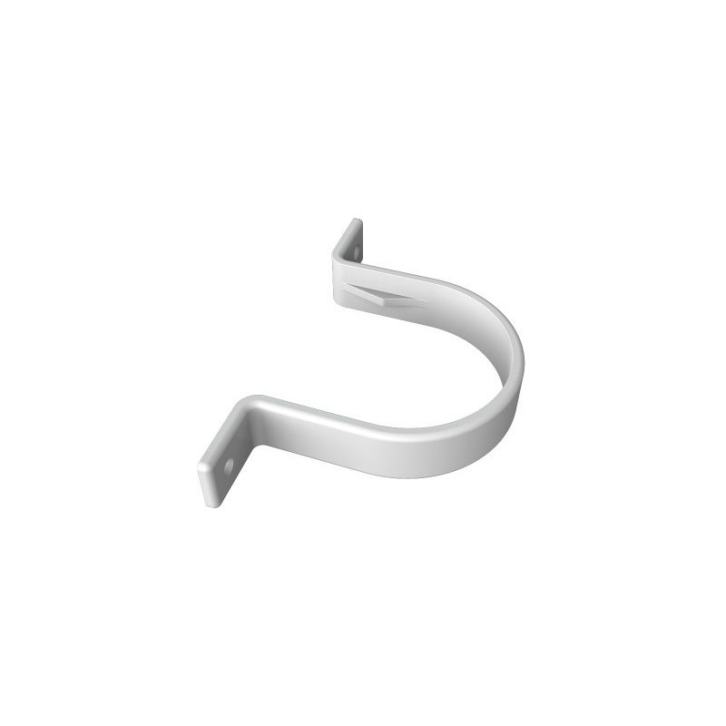 FREEFLOW ROUND PIPE CLIP (FLUSH) WHITE FRR536