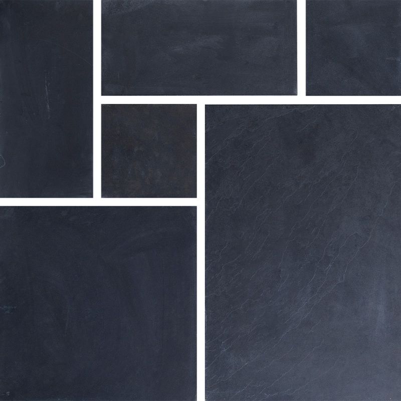 PAVESTONE NATURAL SLATE 600 x 600mm MIDNIGHT SELECTED (RIO) 03005041