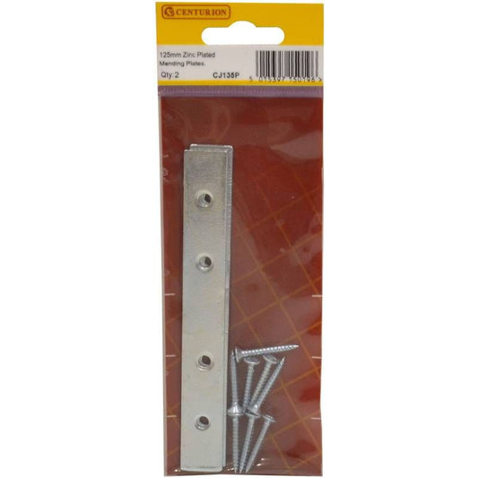CENTURION CJ135P ZINC PLATED MENDING PLATE 125mm