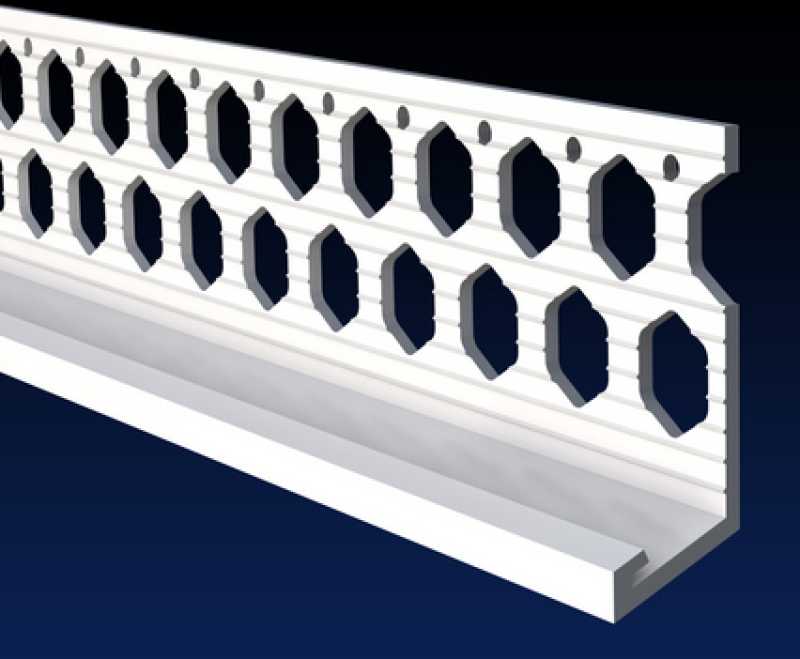 RENDERPLAS PVC BELLCAST BEAD  2.5m x 15mm WHITE B15