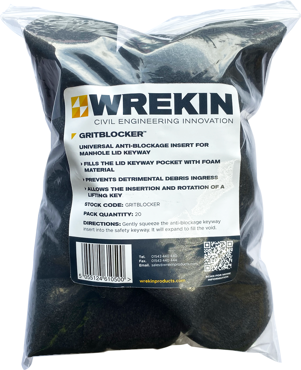 WREKIN GRITBLOCKER (PACK OF 20) GRITBLOCKER