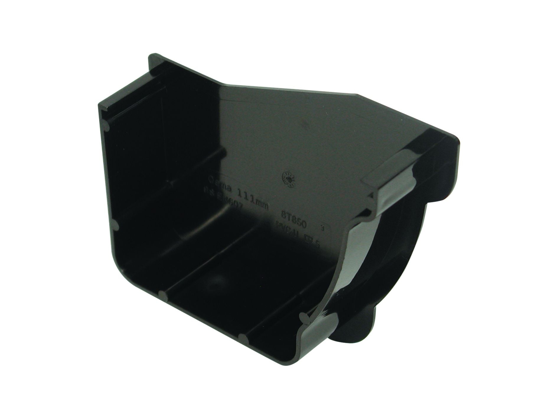 OSMASTORM 8T850 PVCU INTERNAL STOPEND RH 111mm 8T850B BLACK