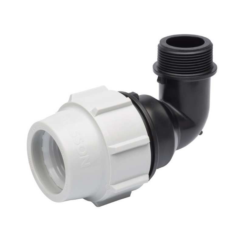 PLASSON MALE OFFTAKE ELBOW 1" x 25mm PL078500025010