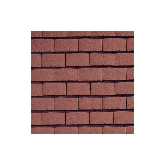 Sandtoft Concrete Plain Tile Terracotta Red Smooth