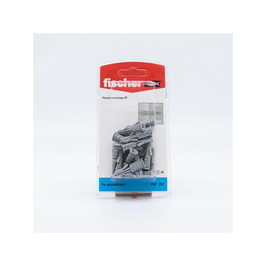 FISCHER PLASTERBOARD FIXING L/WEIGHT PGP251 (20) 42818