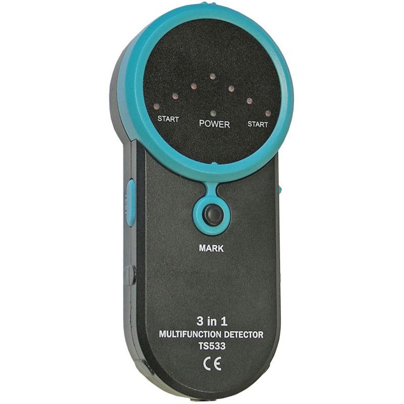 FAITHFULL FAIDET31 3-IN-1 STUD / METAL & LIVE WIRE DETECTOR