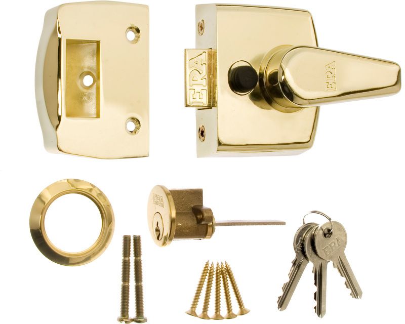 ERA NARROW STYLE REPLACEMENT NIGHTLATCH 40mm BRASS VISI PACK 1430-32