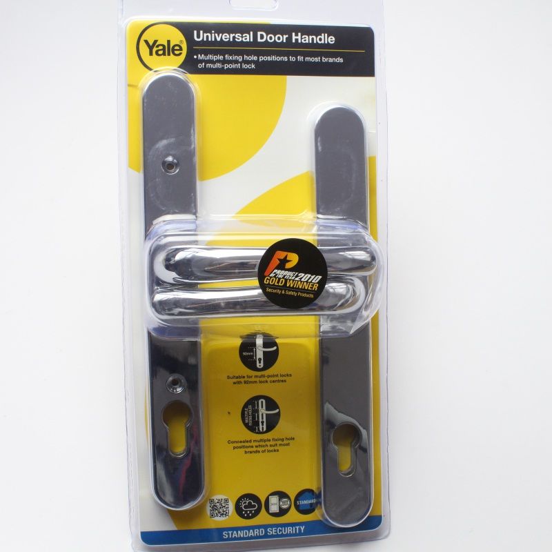 YALE PVCU UNIVERSAL REPLACEMENT DOOR HANDLE CHROME P-PVC-RH-PC