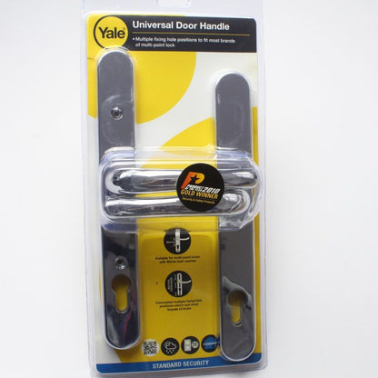 YALE PVCU UNIVERSAL REPLACEMENT DOOR HANDLE CHROME P-PVC-RH-PC