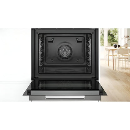 BOSCH HBG7764B1B SERIES 8 SINGLE PYROLYTIC OVEN BLACK