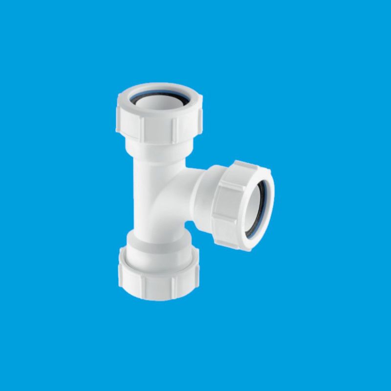 MCALPINE V8M SWEPT EQUAL TEE 1.1/4" 61020393