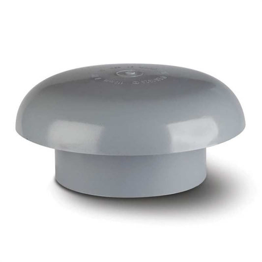 POLYPIPE SOIL VENT COWL 110mm SCV40 SCV40G GREY