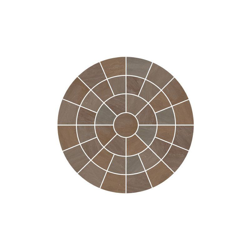 PAVESTONE CIRCLE (COMPLETE) 2400mm DIAMETER RAJ BLEND 01019002