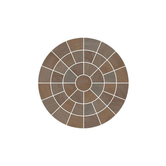 PAVESTONE CIRCLE (COMPLETE) 2400mm DIAMETER RAJ BLEND 01019002